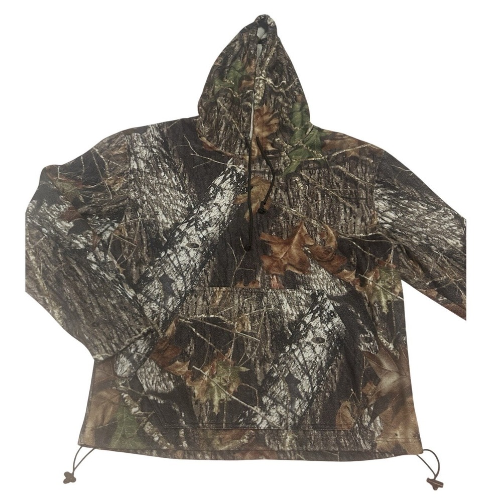 RedHead Hoodie Mens Large Brown Camo Fleece Pullover Hunting Realtree Outdoor